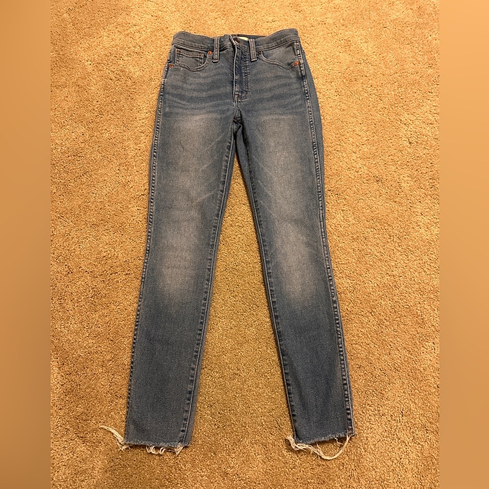 Madewell 10” High-Rise Skinny Blue Jeans | 24